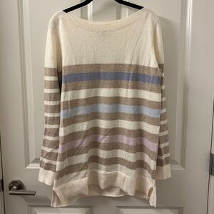 [LOFT] ✨ Striped Boatneck Sweater